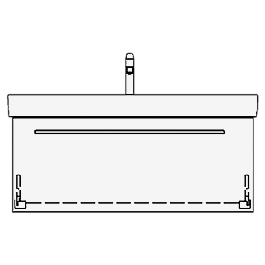 Élément inférieur PRO S RANA
101,0 x 40,0 x 43,5 cm
pour lavabo Pro S 105 cm
élément à 1 tiroir