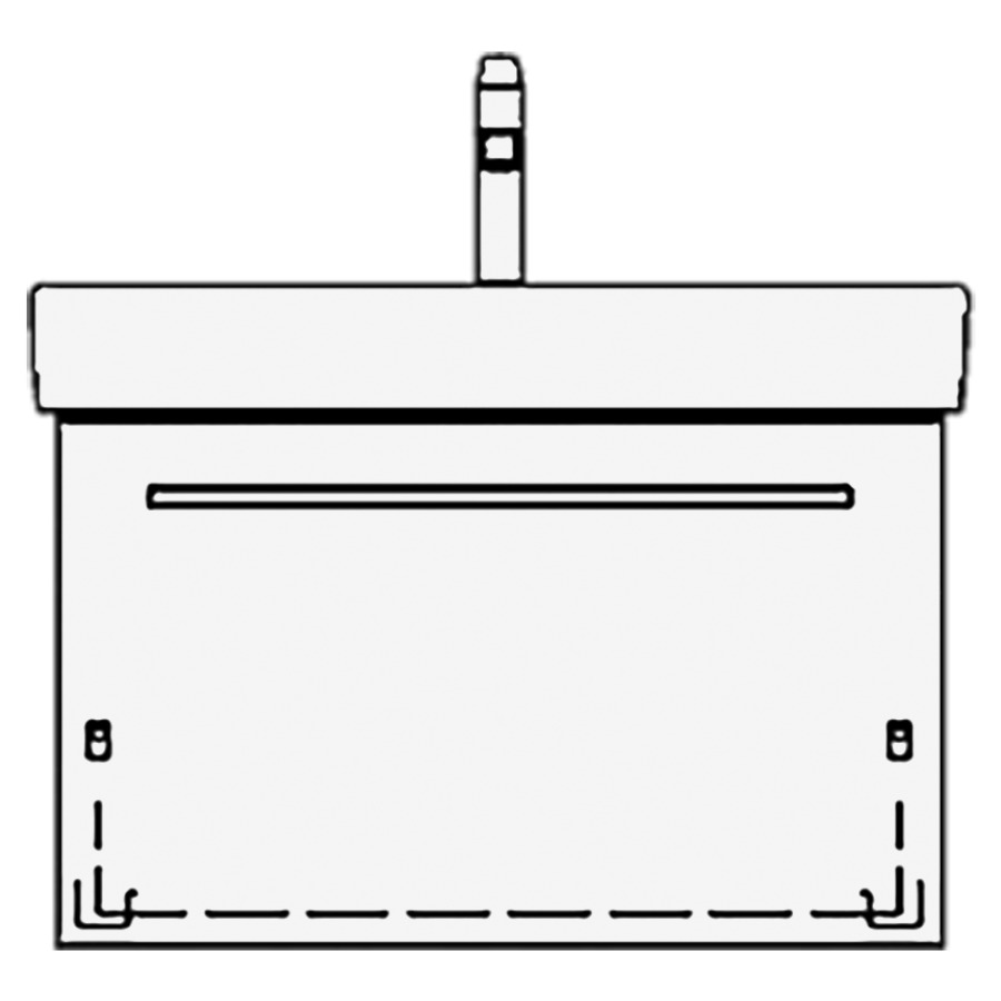 Élément inférieur PRO S ASINO
66,0 x 44,0 x 44,0 cm
pour lavabo Pro S 70 cm
élément à 1 tiroir