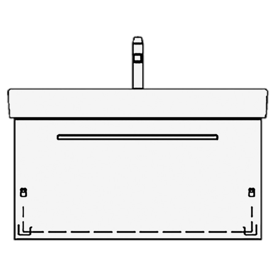 Élément inférieur PRO S ASINO
81,0 x 44,0 x 44,0 cm
pour lavabo Pro S 85 cm
élément à 1 tiroir
