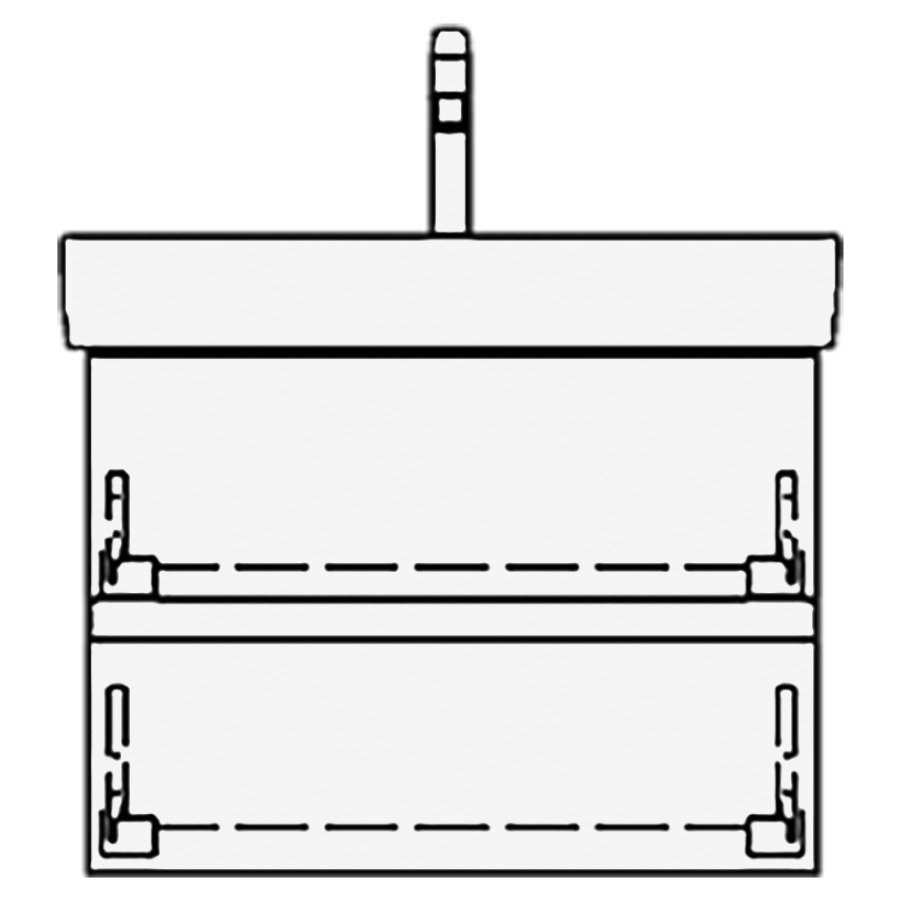 Élément inférieur PRO S GATTO
61,0 x 44,0 x 43,5 cm
pour lavabo Pro S 65 cm
élément à 2 tiroirs