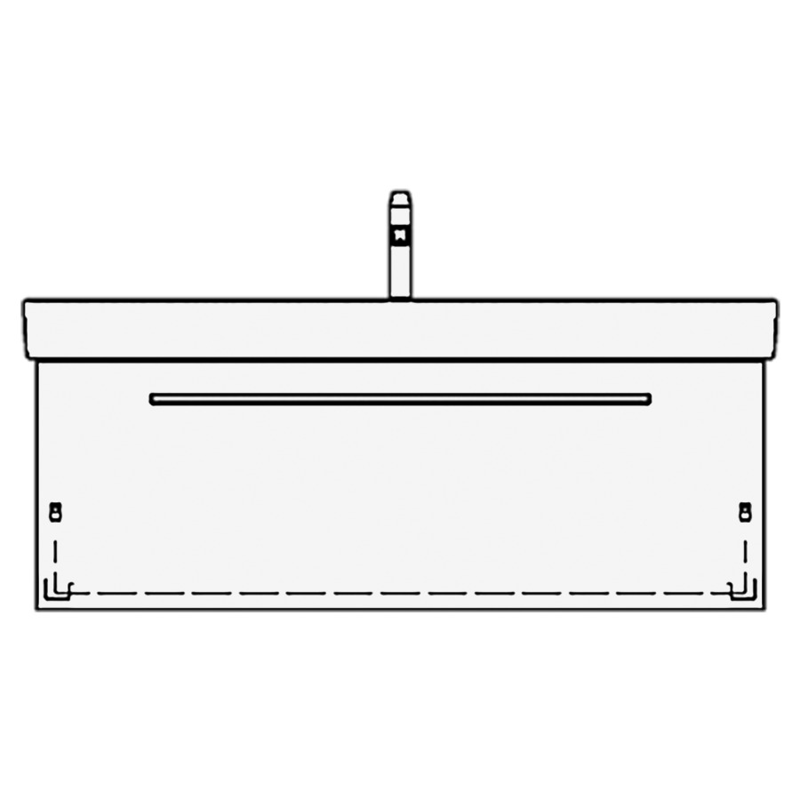 Élément inférieur PRO S ASINO
116,0 x 44,0 x 44,0 cm
pour lavabo Pro S 120 cm
avec 1 robinet, élément à
1 tiroir