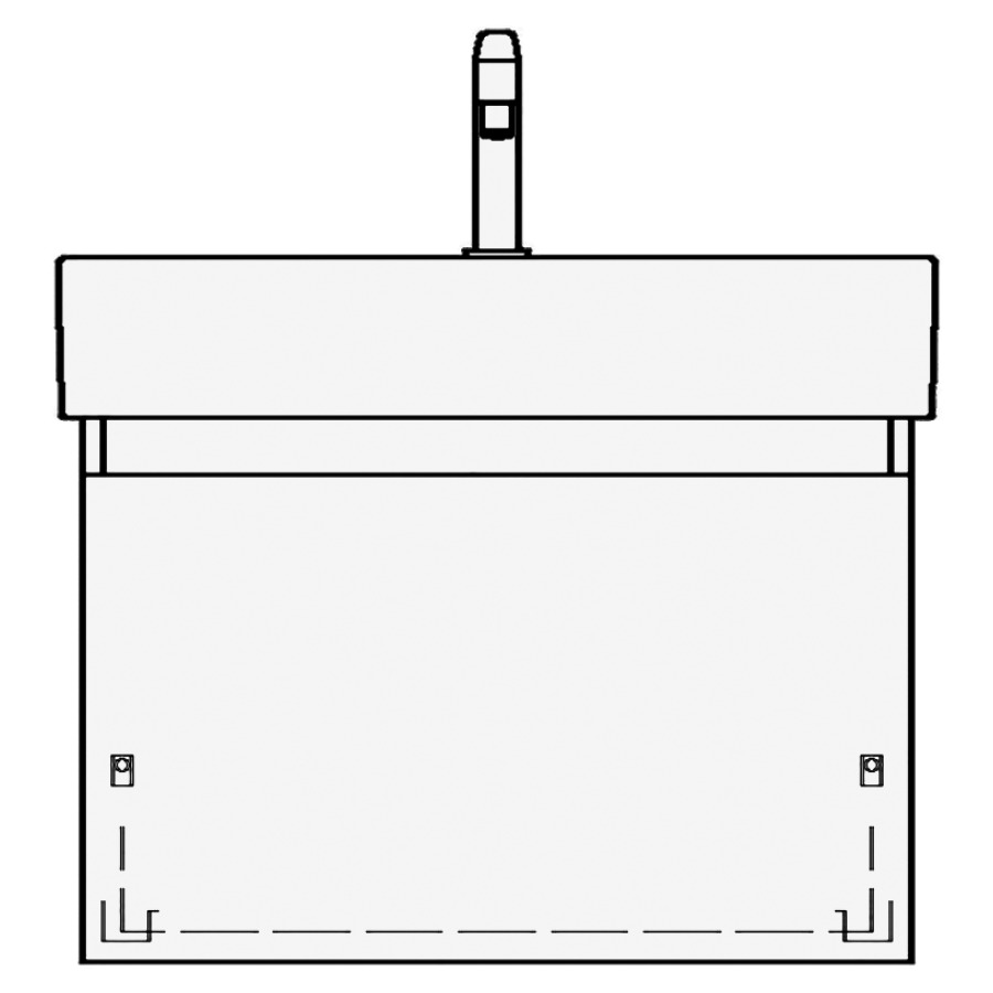 Élément inférieur STRADA TORO
67,0 x 44,0 x 40,0 cm
pour lavabo Strada 71 cm
élément à 1 tiroir