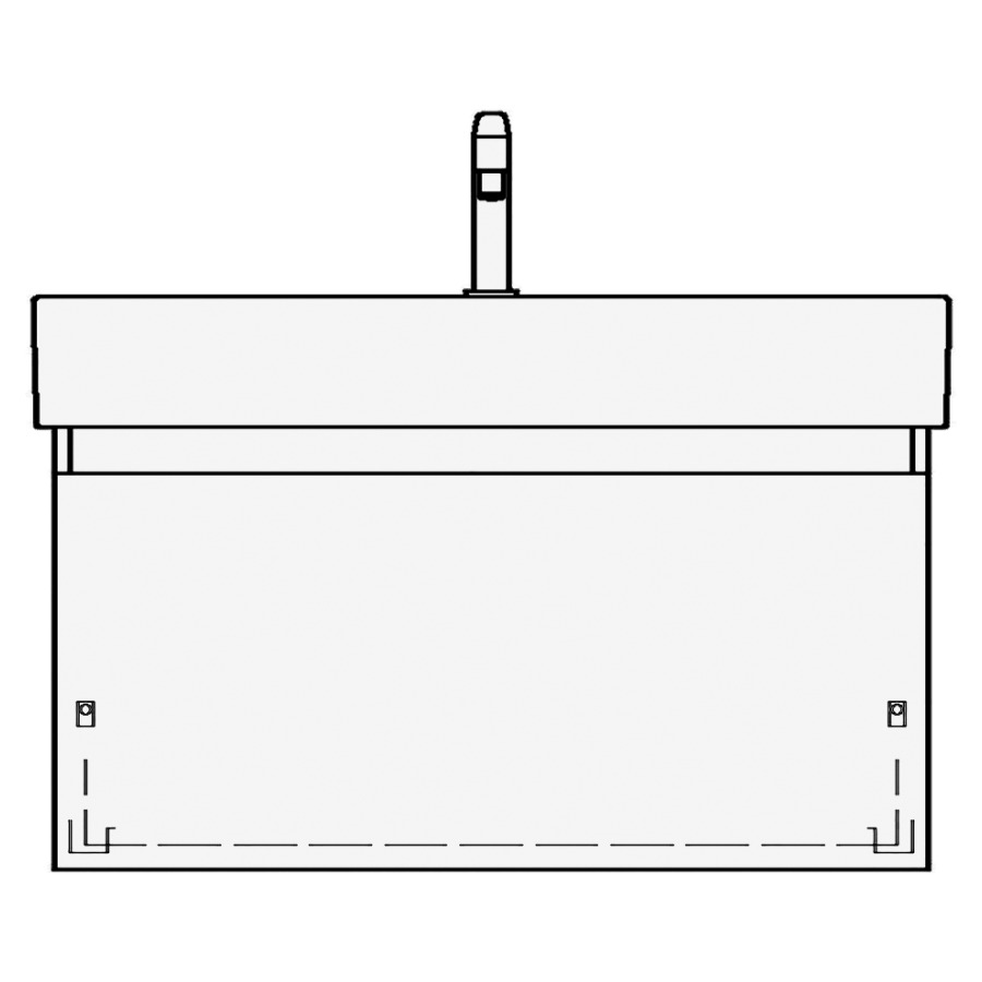Élément inférieur STRADA TORO
87,0 x 44,0 x 40,0 cm
pour lavabo Strada 91 cm
élément à 1 tiroir