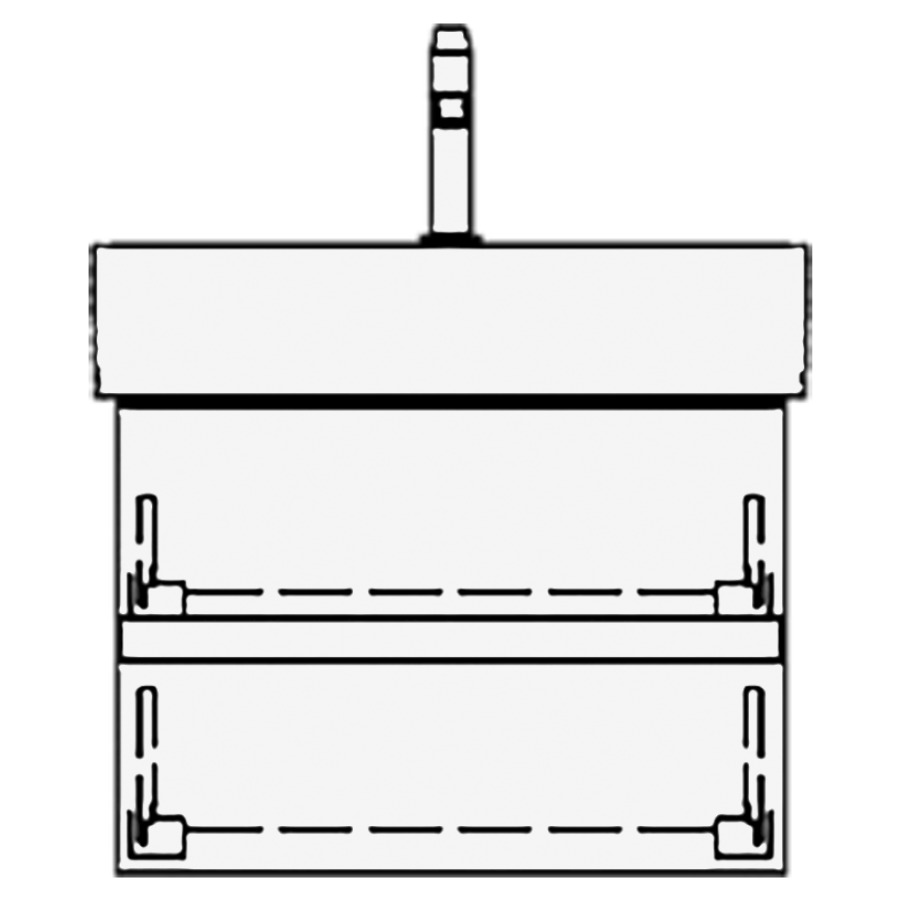 Élément inférieur STRADA GATTO
57,0 x 40,0 x 40,0 cm
pour lavabo Strada 60 cm
élément à 2 tiroirs
