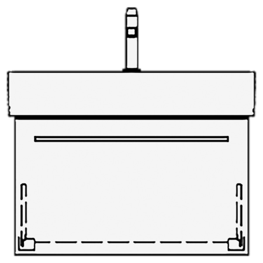 Élément inférieur STRADA RANA
67,0 x 40,0 x 40,0 cm
pour lavabo Strada 71 cm
élément à 1 tiroir