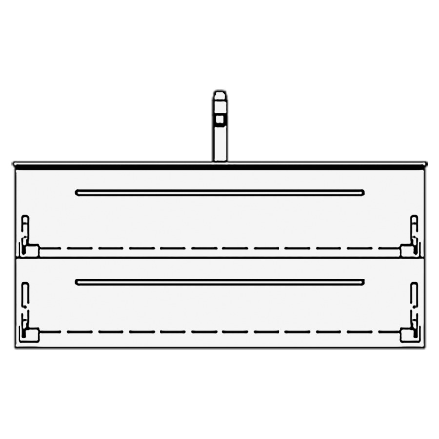 Élément inférieur STUDIO RANA
99,0 x 44,0 x 47,0 cm
pour lavabo Studio 100 cm
élément à 2 tiroirs