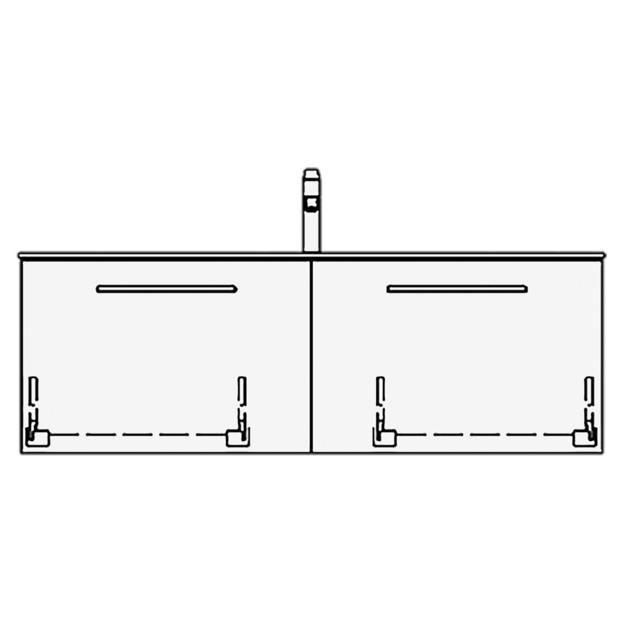 Élément inférieur STUDIO RANA
119,0 x 40,0 x 47,0 cm
pour lavabo Studio 120 cm
avec 1 robinet
2 éléments à chacune 1 tiroir