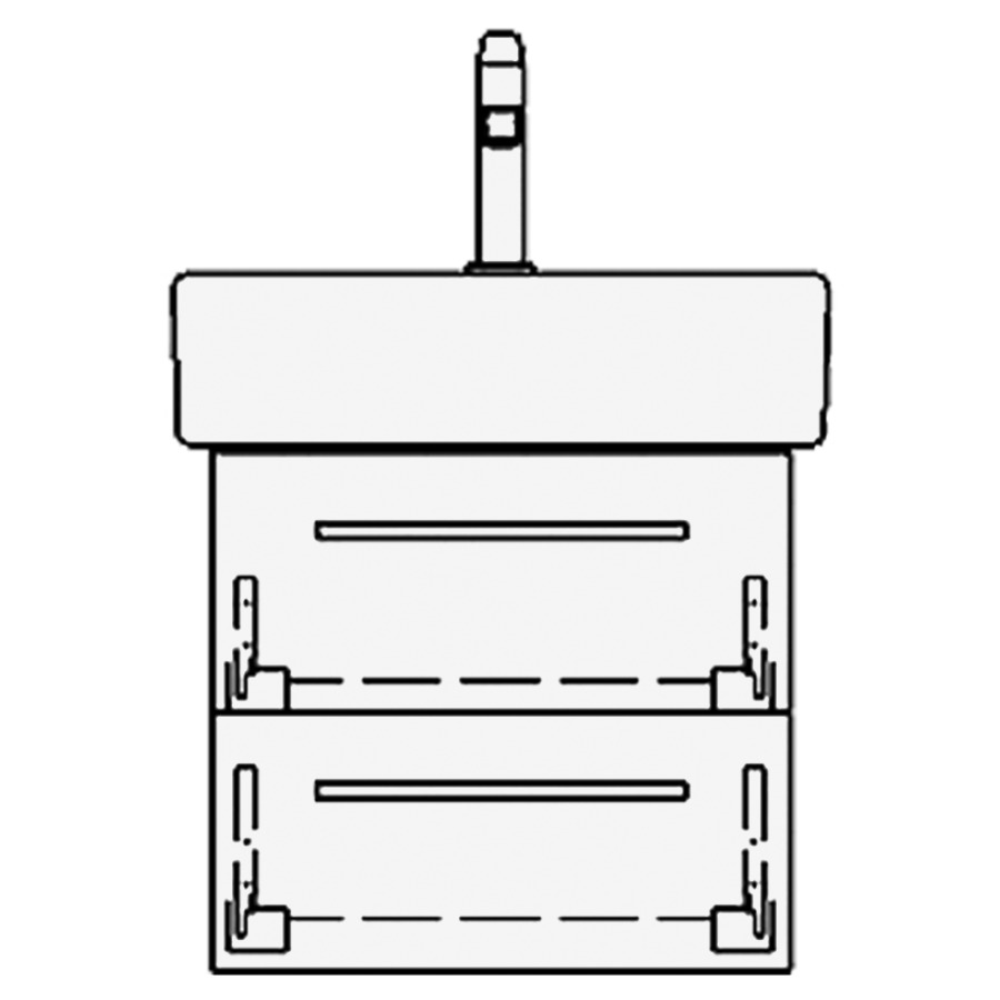 Élément inférieur VERO RANA
46,0 x 40,0 x 45,0 cm
pour lavabo Vero/Vero Air
50 cm, élément à 2 tiroirs
