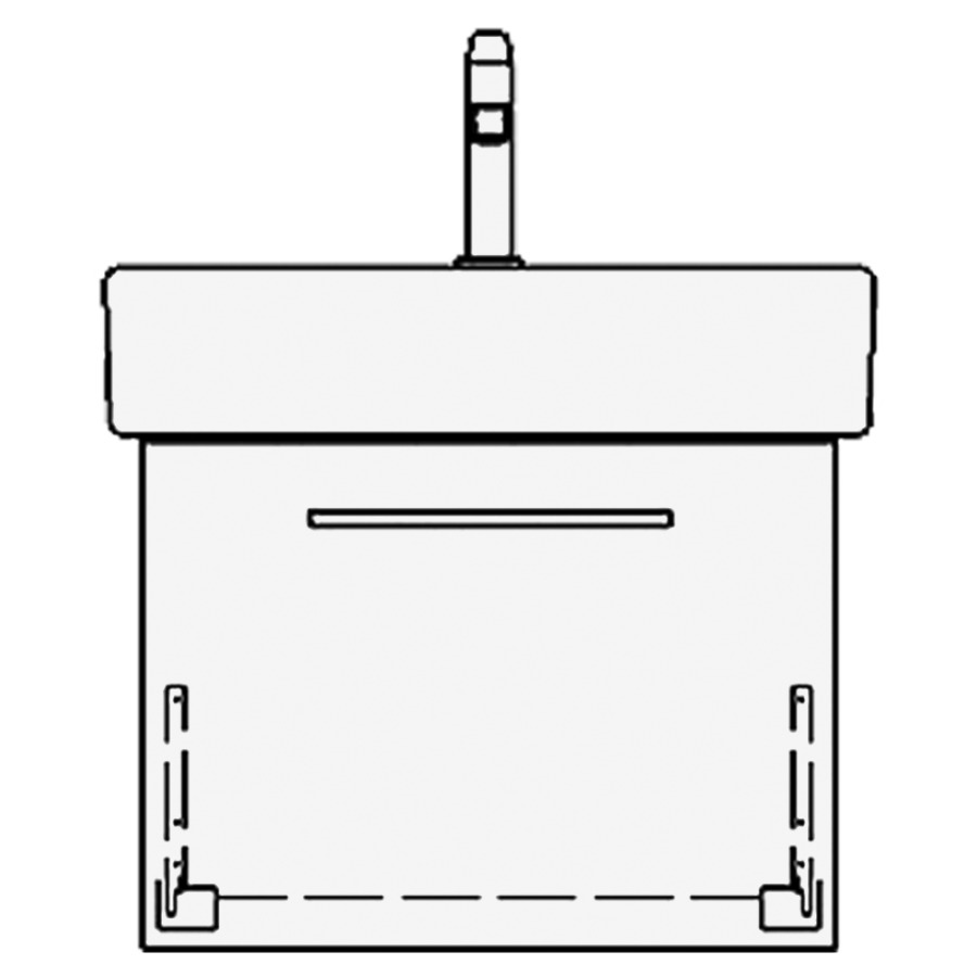 Élément inférieur VERO RANA
56,0 x 40,0 x 45,0 cm
pour lavabo Vero/Vero Air
60 cm, élément à 1 tiroir