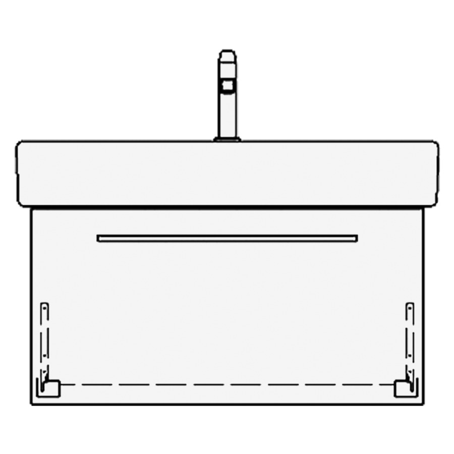 Élément inférieur VERO RANA
81,0 x 40,0 x 47,0 cm
pour lavabo Vero 85 cm
élément à 1 tiroir