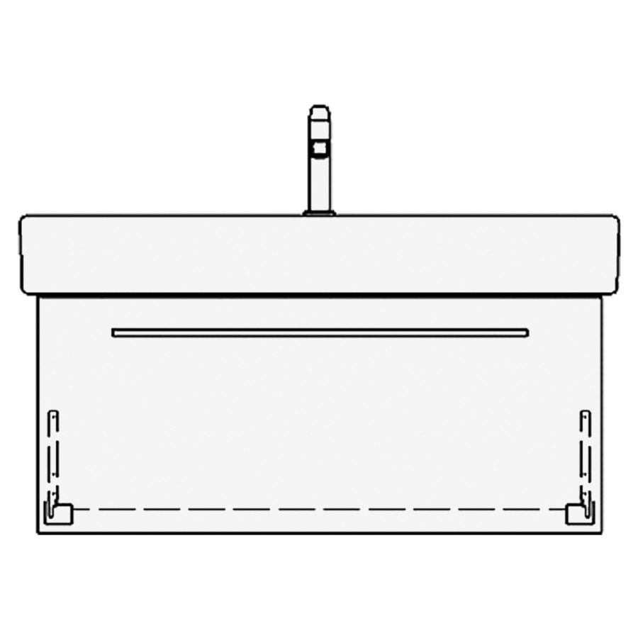Élément inférieur VERO RANA
96,0 x 40,0 x 45,0 cm
pour lavabo Vero/Vero Air
100 cm, avec 1 robinet
élément à 1 tiroir