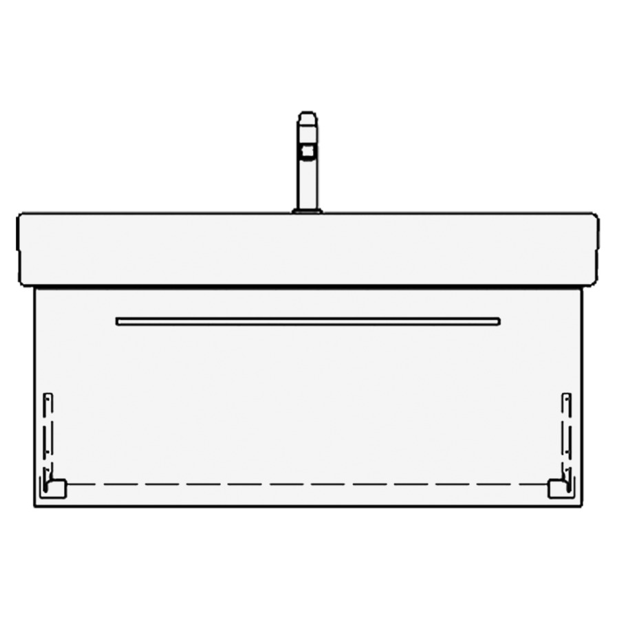Élément inférieur VERO RANA
101,0 x 40,0 x 47,0 cm
pour lavabo Vero 105 cm
avec 1 robinet, élément à
1 tiroir