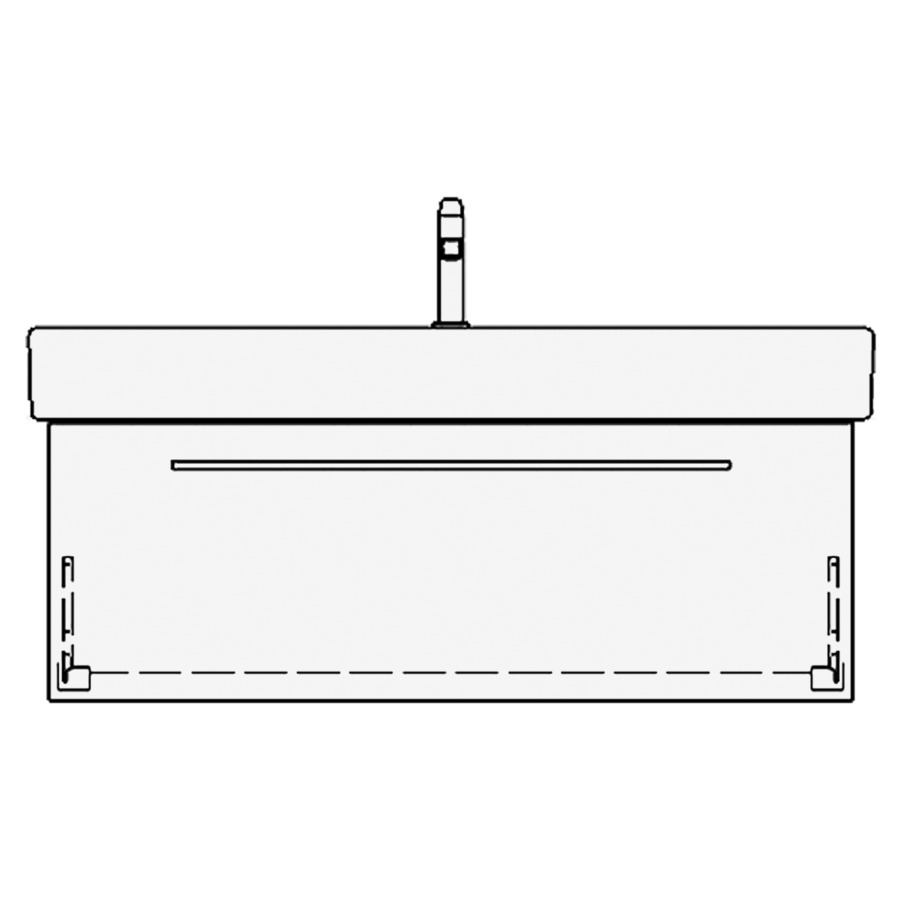 Élément inférieur VERO RANA
116,0 x 40,0 x 45,0 cm
pour lavabo Vero/Vero Air
120 cm, avec 1 robinet
élément à 1 tiroir