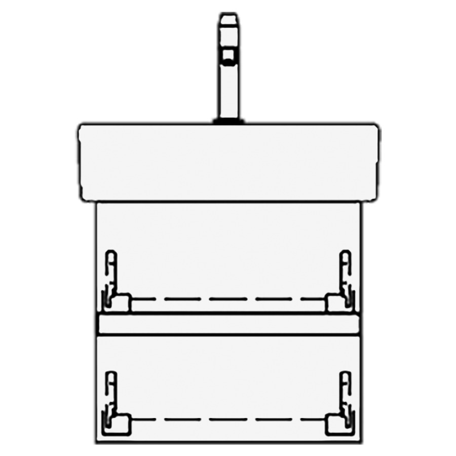 Élément inférieur VERO GATTO
46,0 x 40,0 x 45,0 cm
pour lavabo Vero/Vero Air
50 cm, élément à 2 tiroirs
