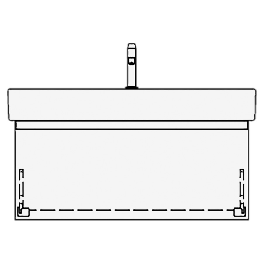 Élément inférieur VERO GATTO
96,0 x 40,0 x 45,0 cm
pour lavabo Vero/Vero Air
100 cm, avec 1 robinet
élément à 1 tiroir