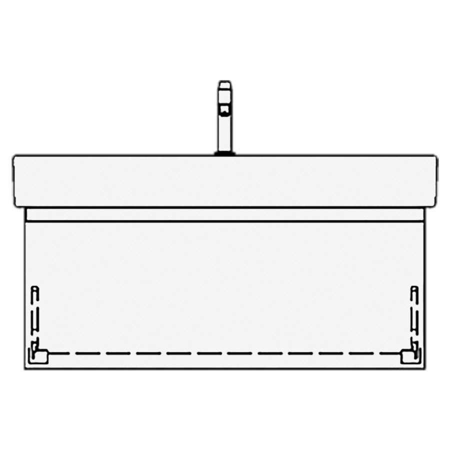 Élément inférieur VERO GATTO
101,0 x 40,0 x 47,0 cm
pour lavabo Vero 105 cm
avec 1 robinet, élément à
1 tiroir