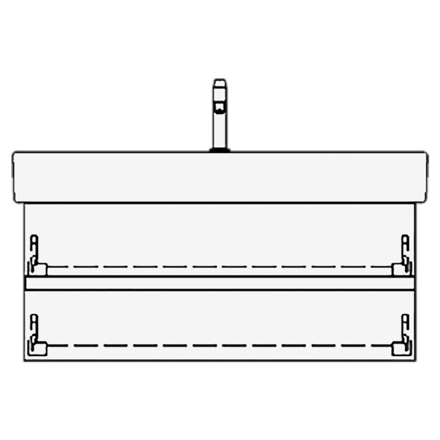 Élément inférieur VERO GATTO
101,0 x 40,0 x 47,0 cm
pour lavabo Vero 105 cm
avec 1 robinet, élément à
2 tiroirs