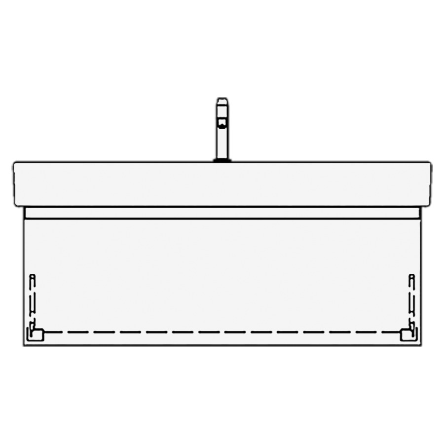 Élément inférieur VERO GATTO
116,0 x 40,0 x 45,0 cm
pour lavabo Vero/Vero Air
120 cm, avec 1 robinet
élément à 1 tiroir