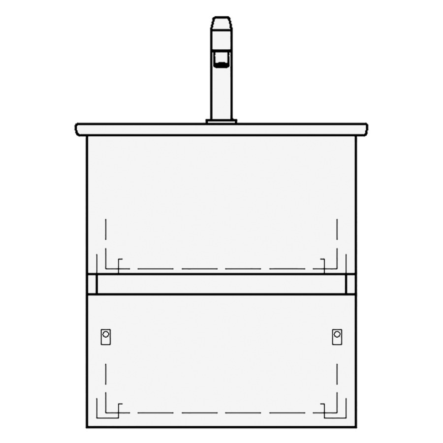 Élément inférieur VENTICELLO
TORO
46,0 x 54,0 x 40,5 cm
pour lavabo Venticello 50 cm
élément à 2 tiroirs