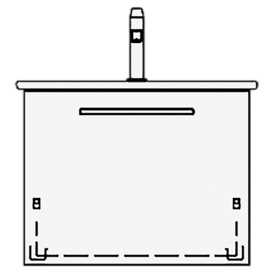 Élément inférieur VENTICELLO
TORO
56,0 x 48,0 x 48,5 cm
pour lavabo Venticello 60 cm
élément à 1 tiroir