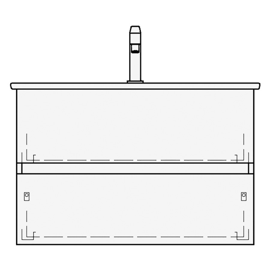 Élément inférieur VENTICELLO
TORO
76,0 x 54,0 x 48,5 cm
pour lavabo Venticello 80 cm
élément à 2 tiroirs