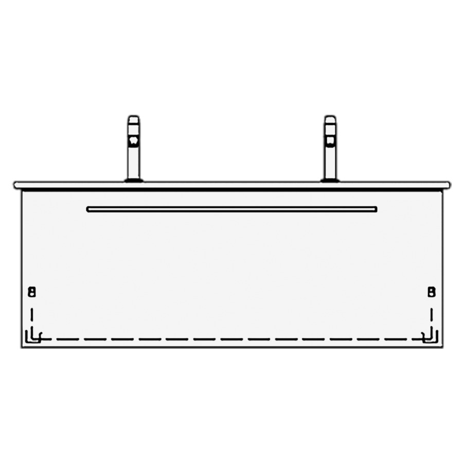 Élément inférieur VENTICELLO
TORO
116,0 x 48,0 x 48,5 cm
pour lavabo Venticello 120 cm
avec 2 robinetterie
élément à 1 tiroir