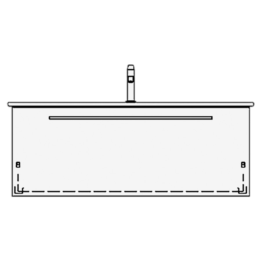 Eément inférieur VENTICELLO
TORO
116,0 x 48,0 x 48,5 cm
pour lavabo Venticello 120 cm
avec 1 robinetterie
élément à 1 tiroir