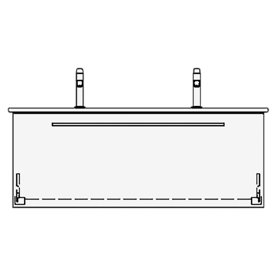 Élément inférieur VENTICELLO
RANA
116,0 x 44,0 x 48,5 cm
pour lavabo Venticello 120 cm
avec 2 robinetterie
élément à 1 tiroir