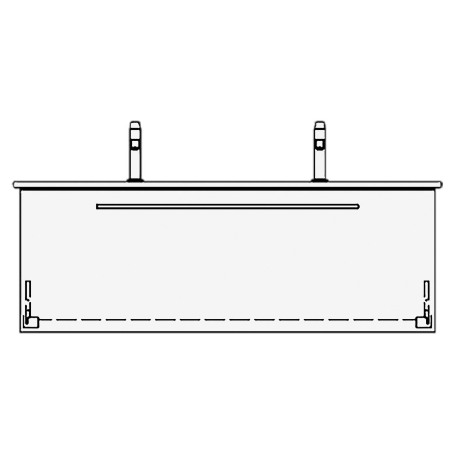 Élément inférieur VENTICELLO
RANA
126,0 x 44,0 x 48,5 cm
pour lavabo double Venticello
130 cm, élément à 1 tiroir