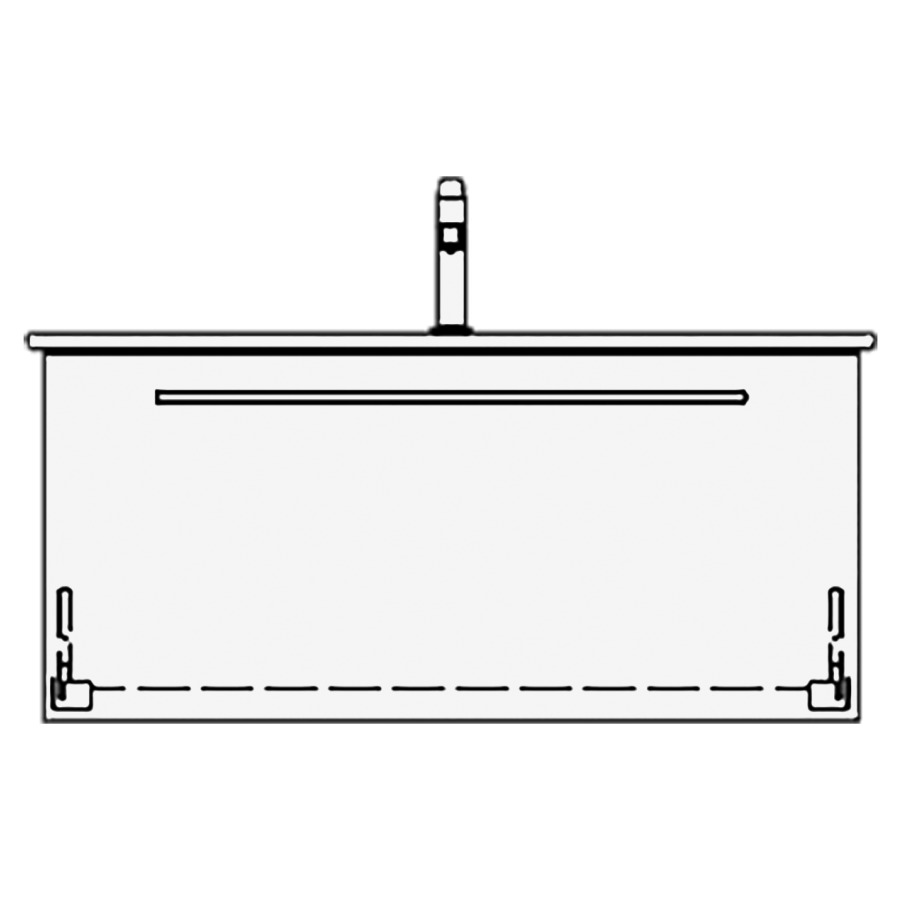 Élément inférieur ME BY
STARCK RANA
101,0 x 44,0 x 48,0 cm
pour lavabo Me by Starck 103
élément à 1 tiroir