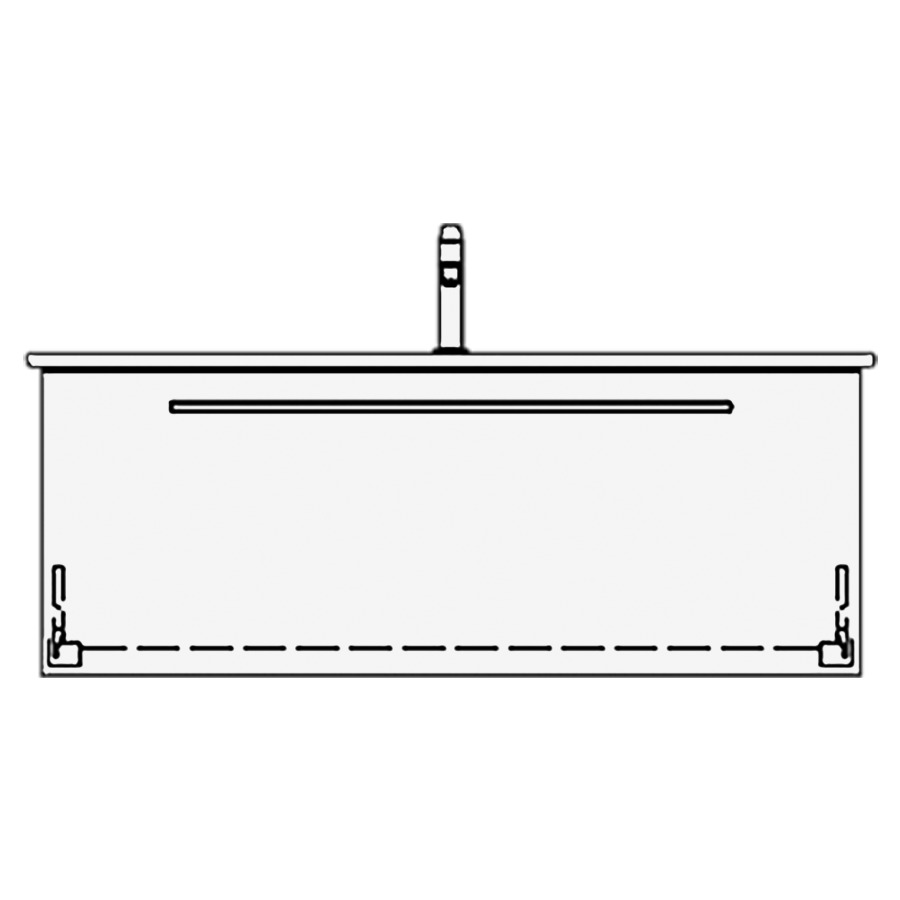 Élément inférieur ME BY
STARCK RANA
121,0 x 44,0 x 48,0 cm
pour lavabo Me by Starck 123
élément à 1 tiroir