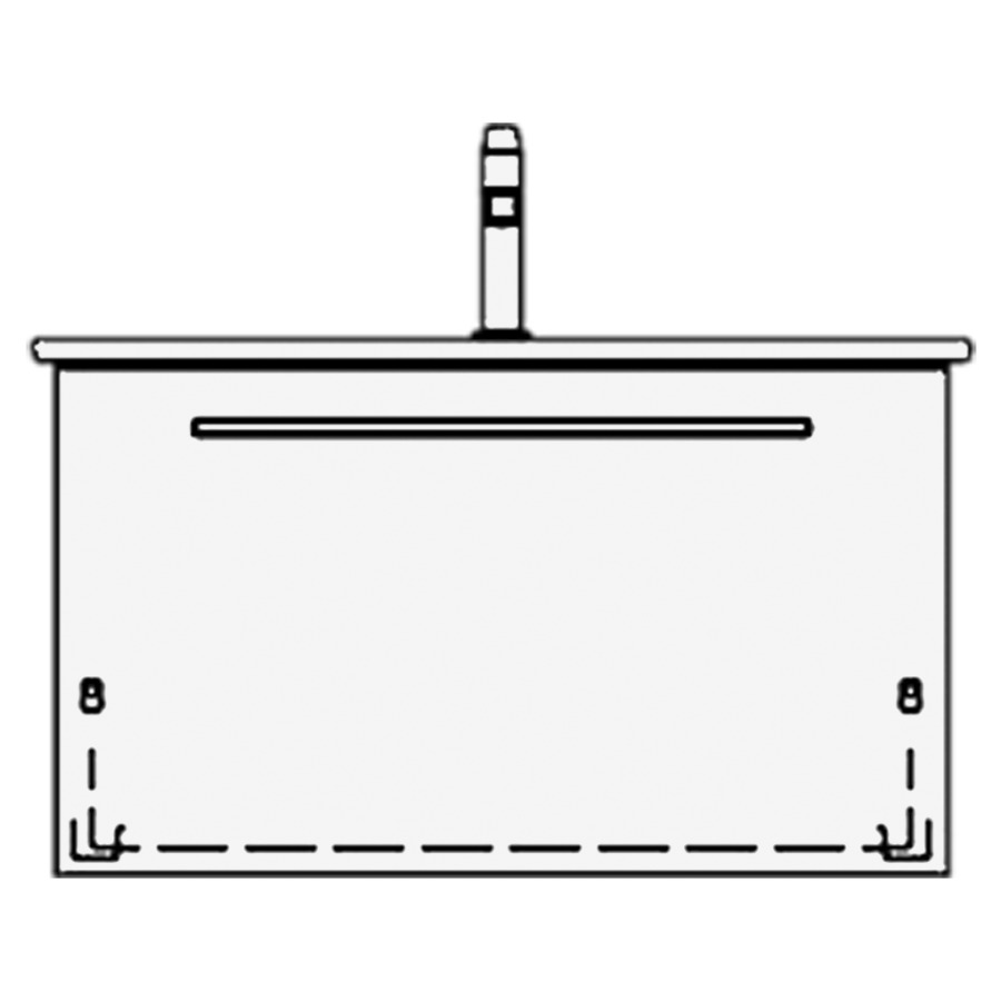 Élément inférieur ME BY
STARCK TORO
81,0 x 50,0 x 48,0 cm
pour lavabo Me by Starck 83
élément à 1 tiroir
