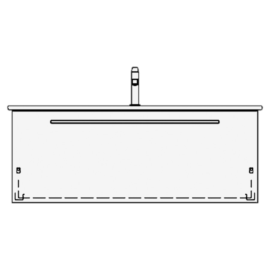 Élément inférieur ME BY
STARCK TORO
121,0 x 50,0 x 48,0 cm
pour lavabo Me by Starck 123
élément à 1 tiroir