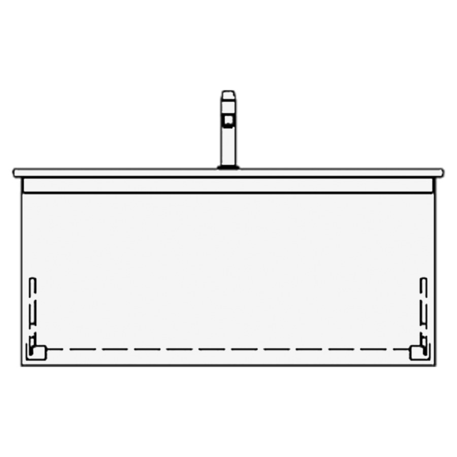 Élément inférieur ME BY
STARCK GATTO
101,0 x 44,0 x 48,0 cm
pour lavabo Me by Starck 103
élément à 1 tiroir