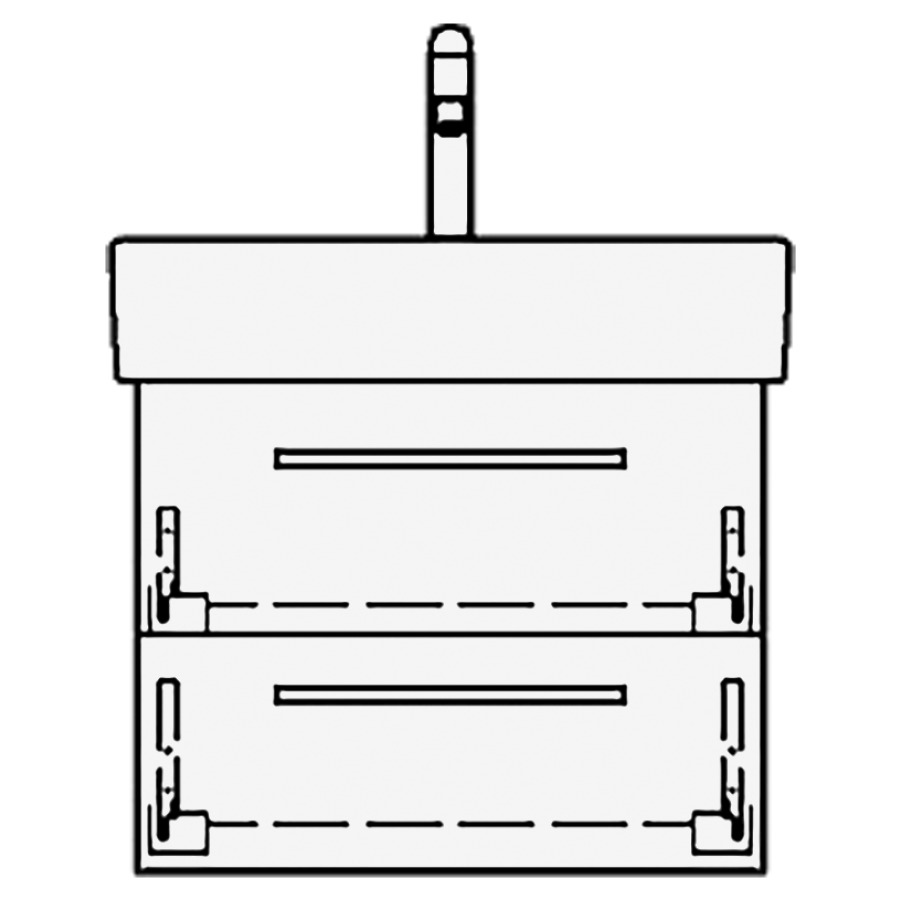 Élément inférieur VAL RANA
50,0 x 40,0 x 39,0 cm
pour lavabo Val 55 cm
élément à 2 tiroirs