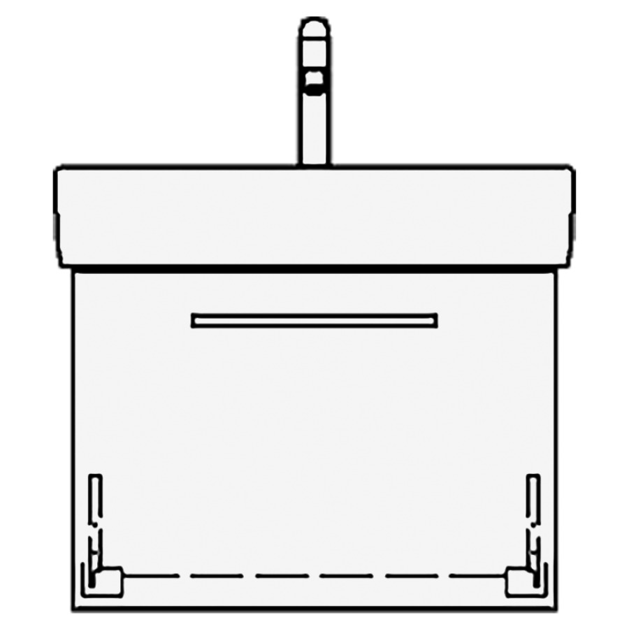 Élément inférieur VAL RANA
55,0 x 40,0 x 39,0 cm
pour lavabo Val 60 cm
élément à 1 tiroir