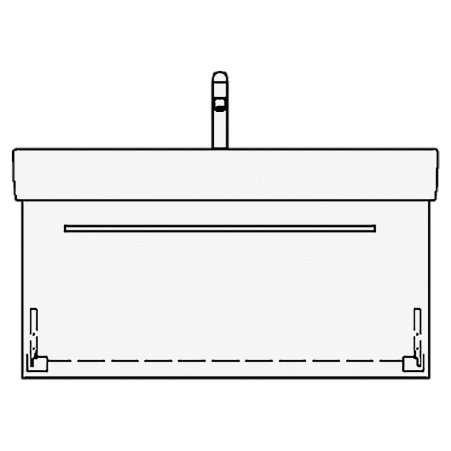 Élément inférieur VAL RANA
90,0 x 40,0 x 39,0 cm
pour lavabo Val 95 cm
élément à 1 tiroir