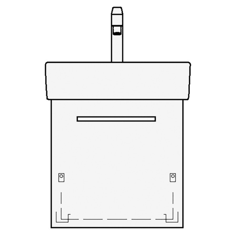 Élément inférieur VAL TORO
40,0 x 44,0 x 40,0 cm
pour lavabo Val 45 cm
élément à 1 tiroir