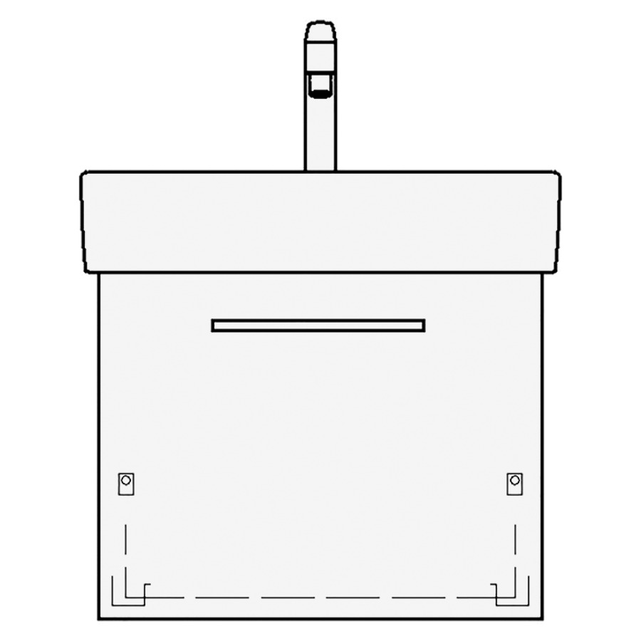 Élément inférieur VAL TORO
50,0 x 44,0 x 40,0 cm
pour lavabo Val 55 cm
élément à 1 tiroir