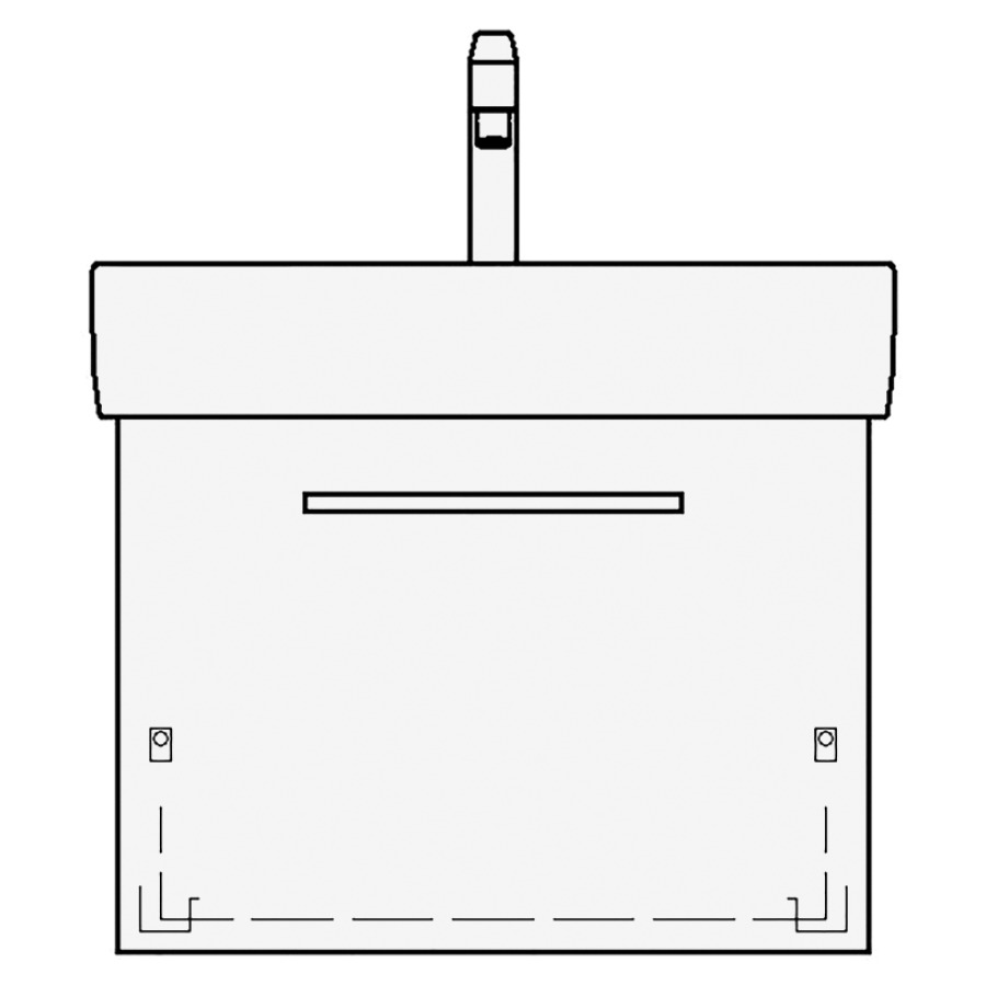 Élément inférieur VAL TORO
55,0 x 44,0 x 40,0 cm
pour lavabo Val 60 cm
élément à 1 tiroir