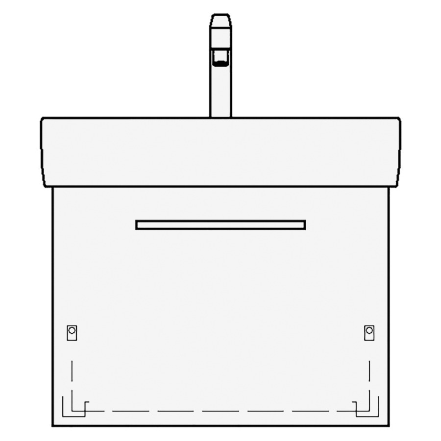 Unterbau VAL ASINO
55,0 x 44,0 x 40,0 cm
zu Waschtisch Val 60 cm
Schubladenelement, 1 Schublade