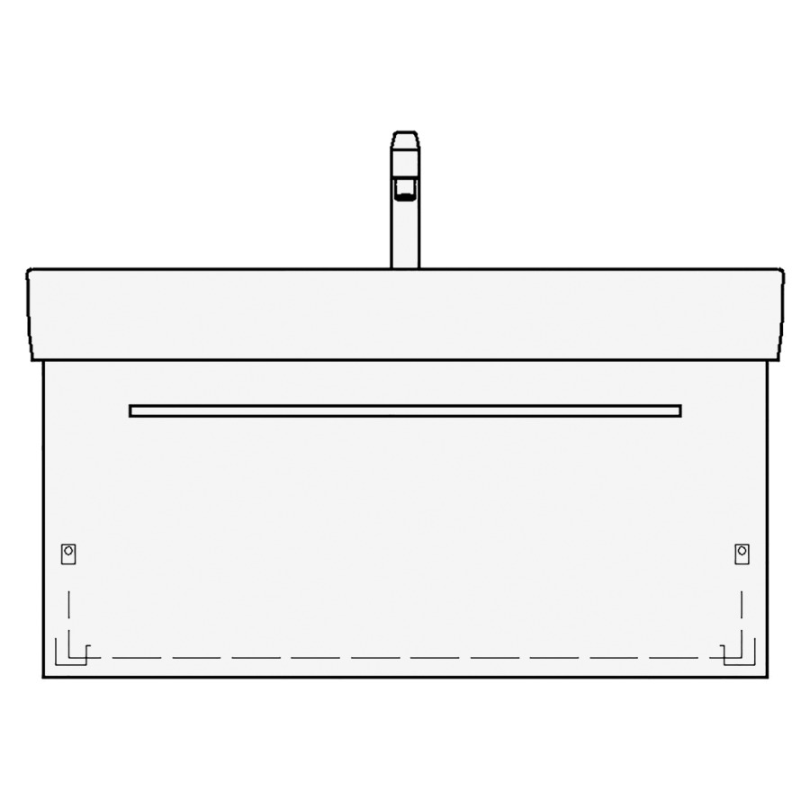 Élément inférieur VAL ASINO
90,0 x 44,0 x 40,0 cm
pour lavabo Val 95 cm
élément à 1 tiroir