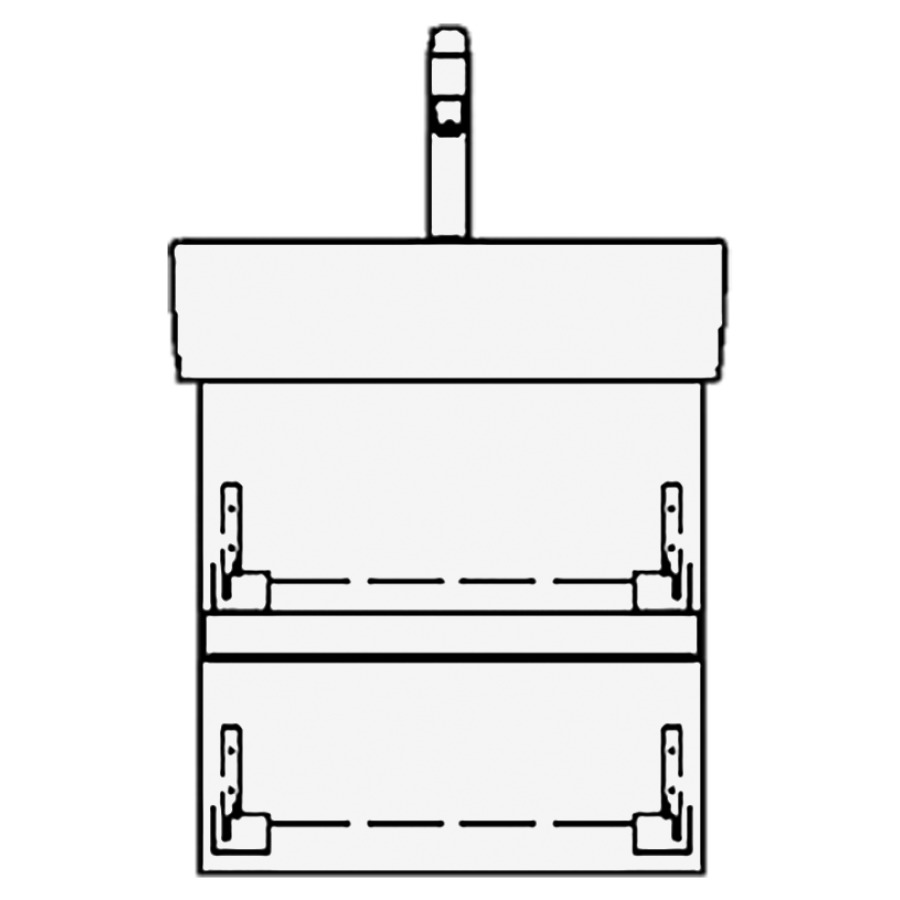 Élément inférieur VAL GATTO
40,0 x 40,0 x 39,0 cm
pour lavabo Val 45 cm
élément à 2 tiroirs