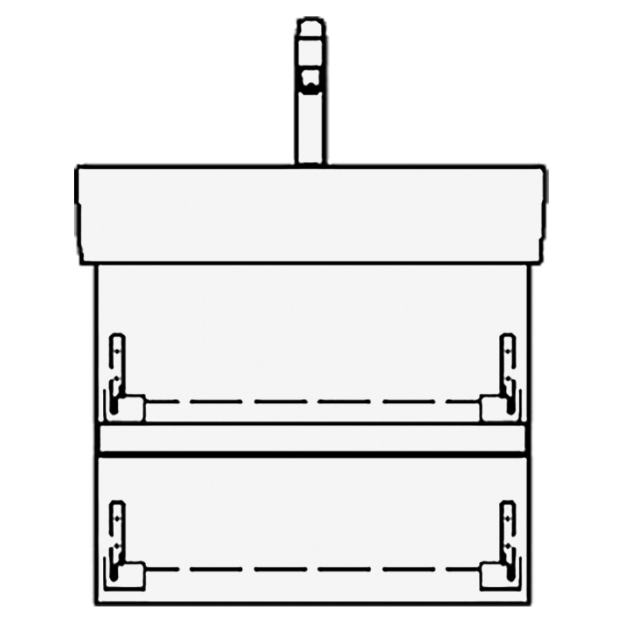 Élément inférieur VAL GATTO
50,0 x 40,0 x 39,0 cm
pour lavabo Val 55 cm
élément à 2 tiroirs