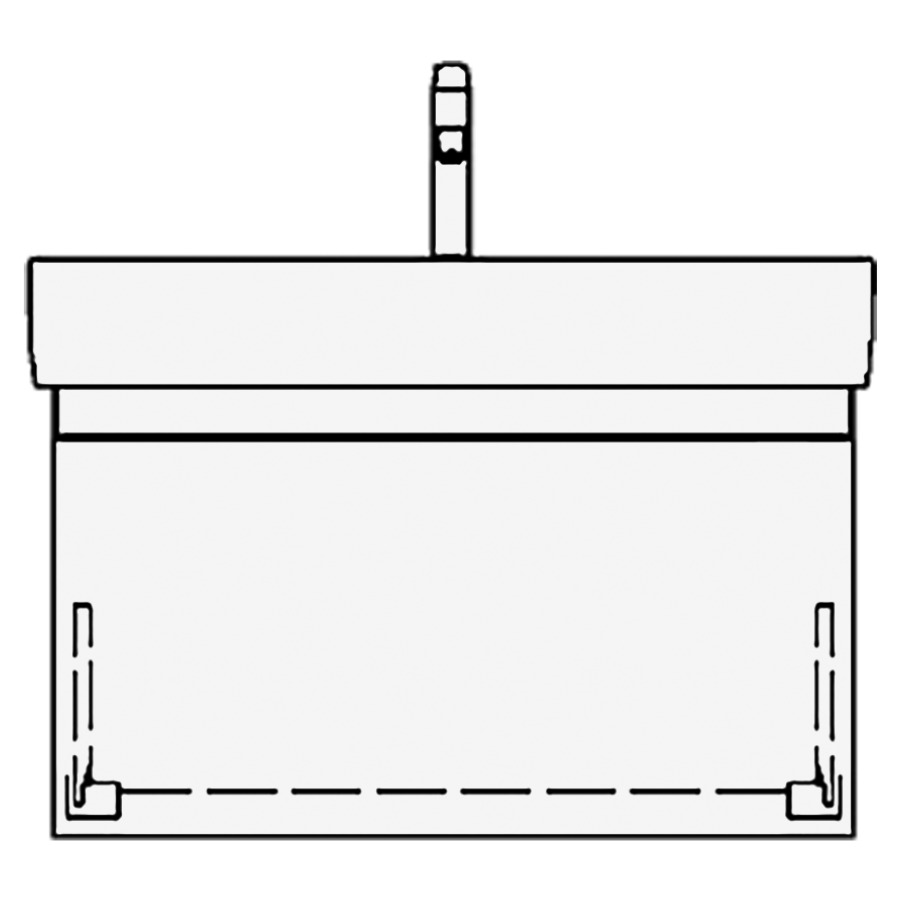 Élément inférieur VAL GATTO
70,0 x 40,0 x 39,0 cm
pour lavabo Val 75 cm
élément à 1 tiroir