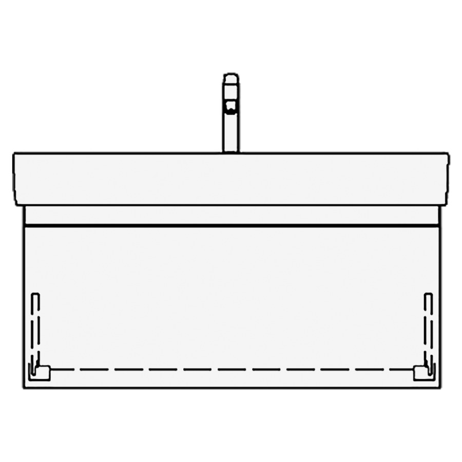 Élément inférieur VAL GATTO
90,0 x 40,0 x 39,0 cm
pour lavabo Val 95 cm
élément à 1 tiroir
