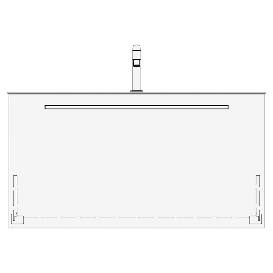 Élément inférieur FINION RANA
99,0 x 52,0 x 49,5 cm
pour lavabo Finion 100 cm
avec 1 robinet, élément à
1 tiroir