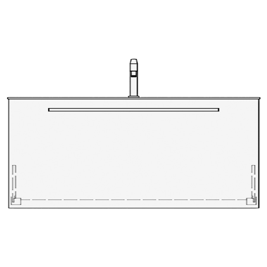 Élément inférieur FINION RANA
119,0 x 52,0 x 49,5 cm
pour lavabo Finion 120 cm
avec 1 robinet, élément à
1 tiroir