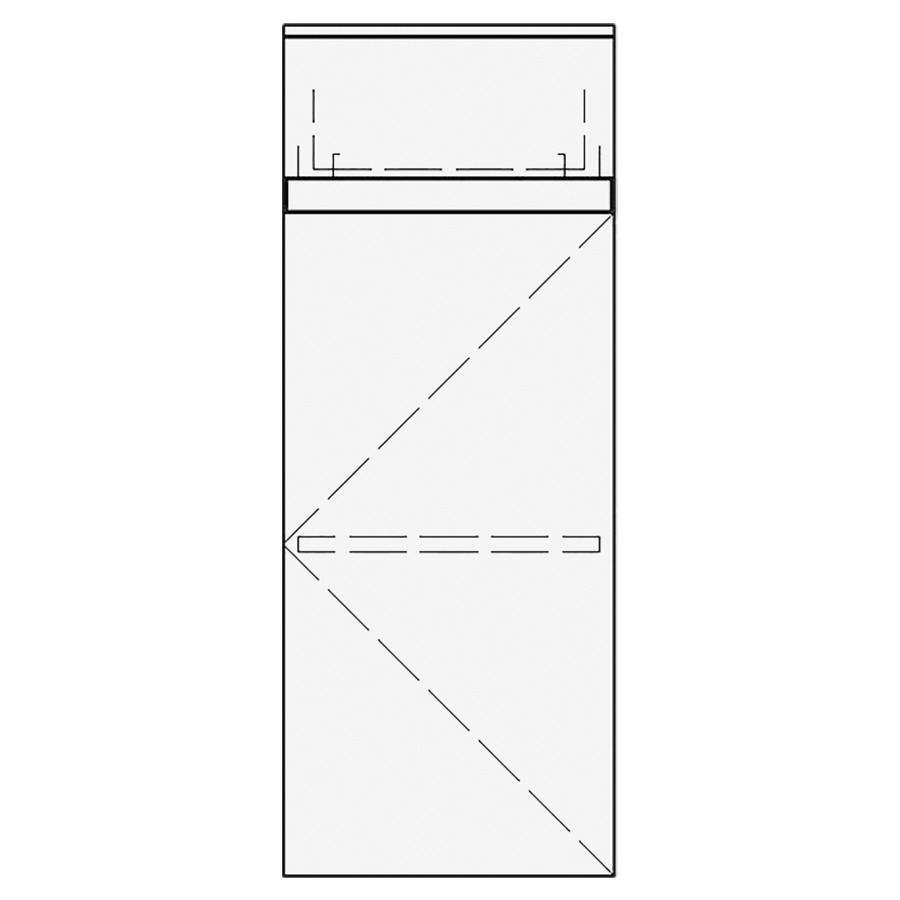 Armoire mi-haute GATTO
30,0-50,0 x 70,0-135,0 x
30,0-40,0 cm, 1 tiroir en haut
armoire de tablette, 1 porte
charnières à droite
tablette KH et recouvrement
1,2 cm inclus, DIMENSION
EXTÉRIEURE SELON MESURE