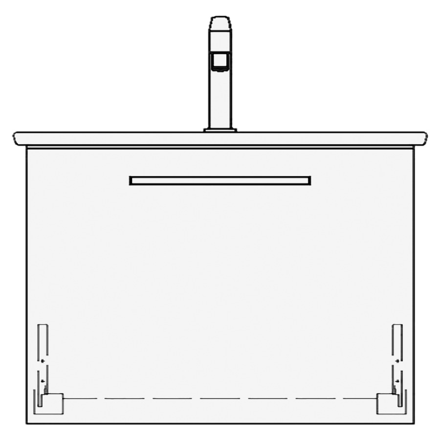 Élément inférieur VENTICELLO
RANA
61,0 x 44,0 x 48,5 cm
pour lavabo Venticello 65 cm
élément à 1 tiroir